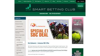Bet Alchemist | Smart Betting Club