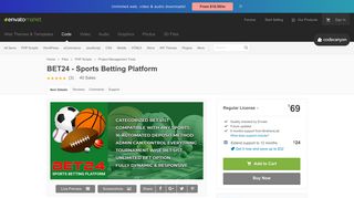 BET24 - Sports Betting Platform by BrothersLab | CodeCanyon