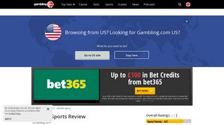 Bet365 Sports Betting - Free Bet Bonus for the UK - Gambling.com