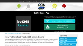 Bet365 Casino App - How to Download on Android & Mobile Devices