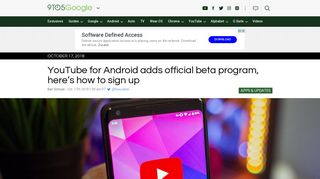 YouTube beta for Android now available, how to sign up - 9to5Google