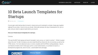 10 Beta Launch Templates for Startups - Plan to Start