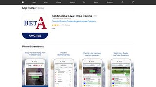 BetAmerica: Live Horse Racing on the App Store - iTunes - Apple