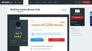 BetChan Casino Bonus Code 2019, VIP No Deposit Promo, Free Spins