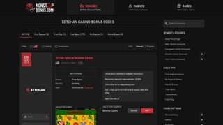 Betchan Casino Bonus Codes | All Betchan Casino Bonuses - 2019