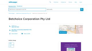 Betchoice Corporation Pty Ltd | Columbia, Baulkham Hills, NSW ...