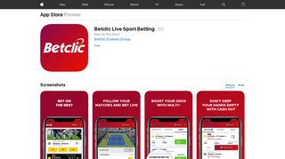 Betclic Live Sport Betting on the App Store - iTunes - Apple