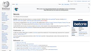 Betcris - Wikipedia