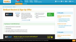 BetEast Review & Sign Up Offer - OLBG.com