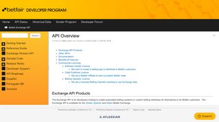 Betfair Exchange API