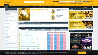 Betfair Exchange | Best Odds Online, Back and Lay Betting
