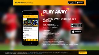 Betfair Exchange. Free app download