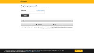 Betfair Password Reset » Recover Your Password - Betfair Login