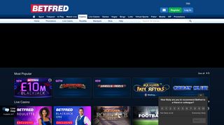 Play Online Casino Slots & Table Games | Betfred