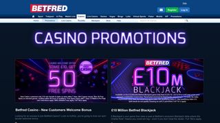 Casino Promotions | Offers and Rewards at Betfred Casino