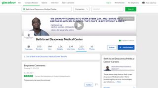 Beth Israel Deaconess Medical Center Employee Benefit: Health ...