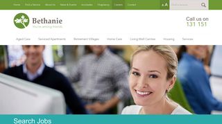 Aged Care Jobs - Bethanie Careers | Search | Perth WA