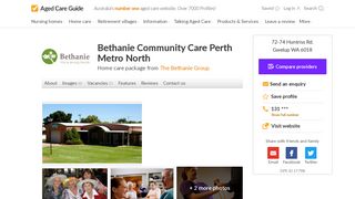 Bethanie Community Care Perth Metro North - Home care package ...