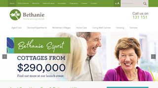Bethanie - Aged Care | Retirement Village | Home Care | Social Centres