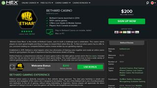 Bethard Casino | Read Review & Claim $200 Bonus
