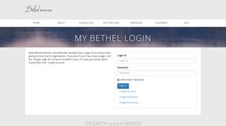 My Bethel Redding - My Bethel Login
