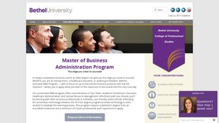 Graduate MBA Programs | Bethel University