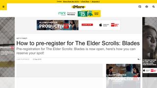 How to pre-register for The Elder Scrolls: Blades | iMore