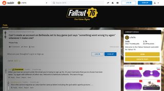 Can't create an account on Bethesda.net to buy game just says ...