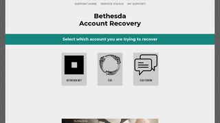 Account Recovery - Bethesda Support - Bethesda.net