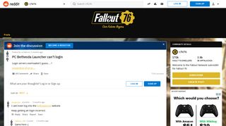 PC Bethesda Launcher can't login : fo76 - Reddit