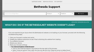 Was this answer helpful? - Bethesda Support