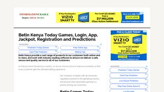 Betin Kenya Today Games, Login, App, Jackpot, Registration