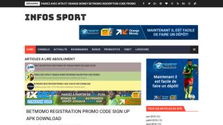 betmomo registration promo code sign up apk download - infos sport