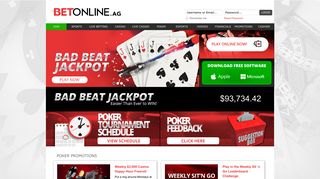 USA Online Poker for Real Money at BetOnline Poker Room