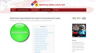 BetOnline Promotional Codes for Sportsbook and Casino Bonuses ...