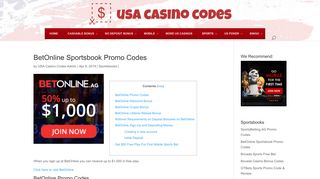 BetOnline Promo Codes Feb 2019 - USA Casino Bonus Codes
