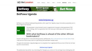 BetPawa Uganda - List of sports betting companies in Uganda