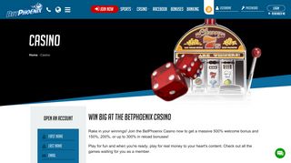 BetPhoenix Casino | Play Dozens Of Classic and New Games