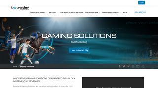 Gaming Solutions - Betradar
