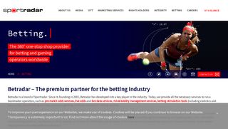 Betradar - leading supplier of sports betting data : Sportradar