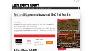 BetStars NJ Sportsbook - Free $500 BetStars Promo Code in New ...