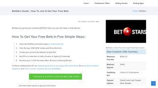 BetStars Free Bet - How To Get $/£/€20 When You Register In 2019