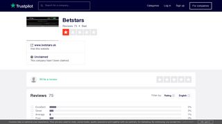 Betstars Reviews | Read Customer Service Reviews of www.betstars.uk