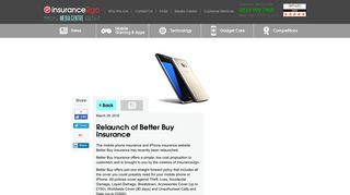 Relaunch of Better Buy Insurance - Insurance2go