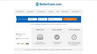 Better Cash Com Login - Better Cash.com Payday Loans up to $1000