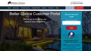 Better Choice Customer Portal - Better Choice Home Loans