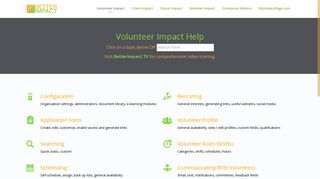 Volunteer Impact - Better Impact
