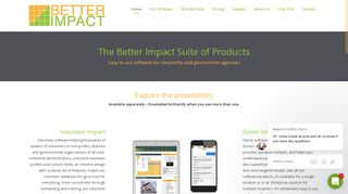 Better Impact | Client, Member, Donor & Volunteer Database Software