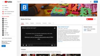 Better Kid Care - YouTube