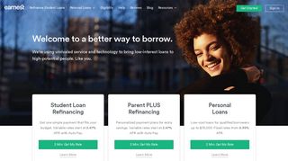 Earnest: Low-Interest Loans Designed For You